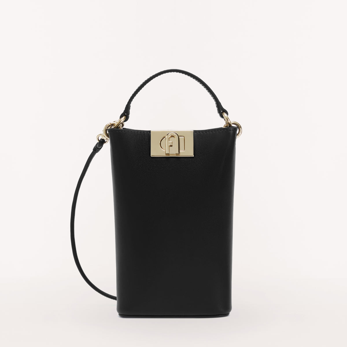 Furla 1927 Vertical Crossbody Bag Nero O6 Mini WE00466 WE00466AX0733O60001007