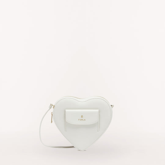 Furla Camelia Heart Crossbody Bag Marshmallow Mini