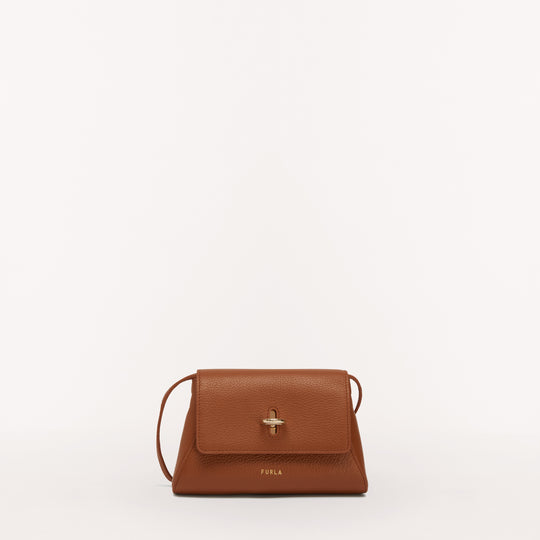 Furla Net Crossbody Bag Cognac H Mini