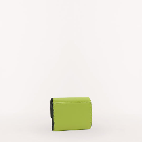 Furla Camelia Compact Trifold Zip Wallet Jaz Green/Cacts S