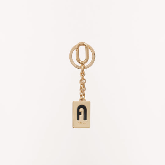 Furla Crystal Arch Keyring Color Gold/Nero One Size