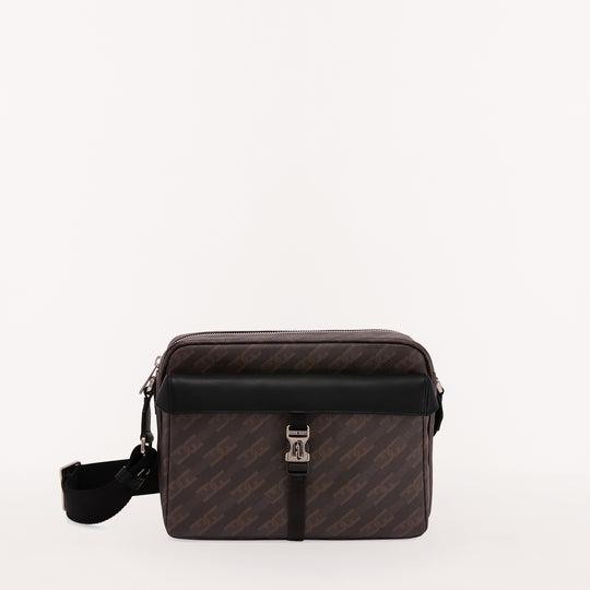 Furla Man Cosmo Crossbody Bag Toni/Caff/Nero S