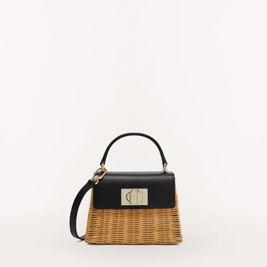 Furla 1927 Top Handle Bag Nero O6 Mini