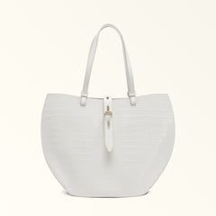 Furla Unica Tote Bag Marshmallow L WB00946COV0001704S1007