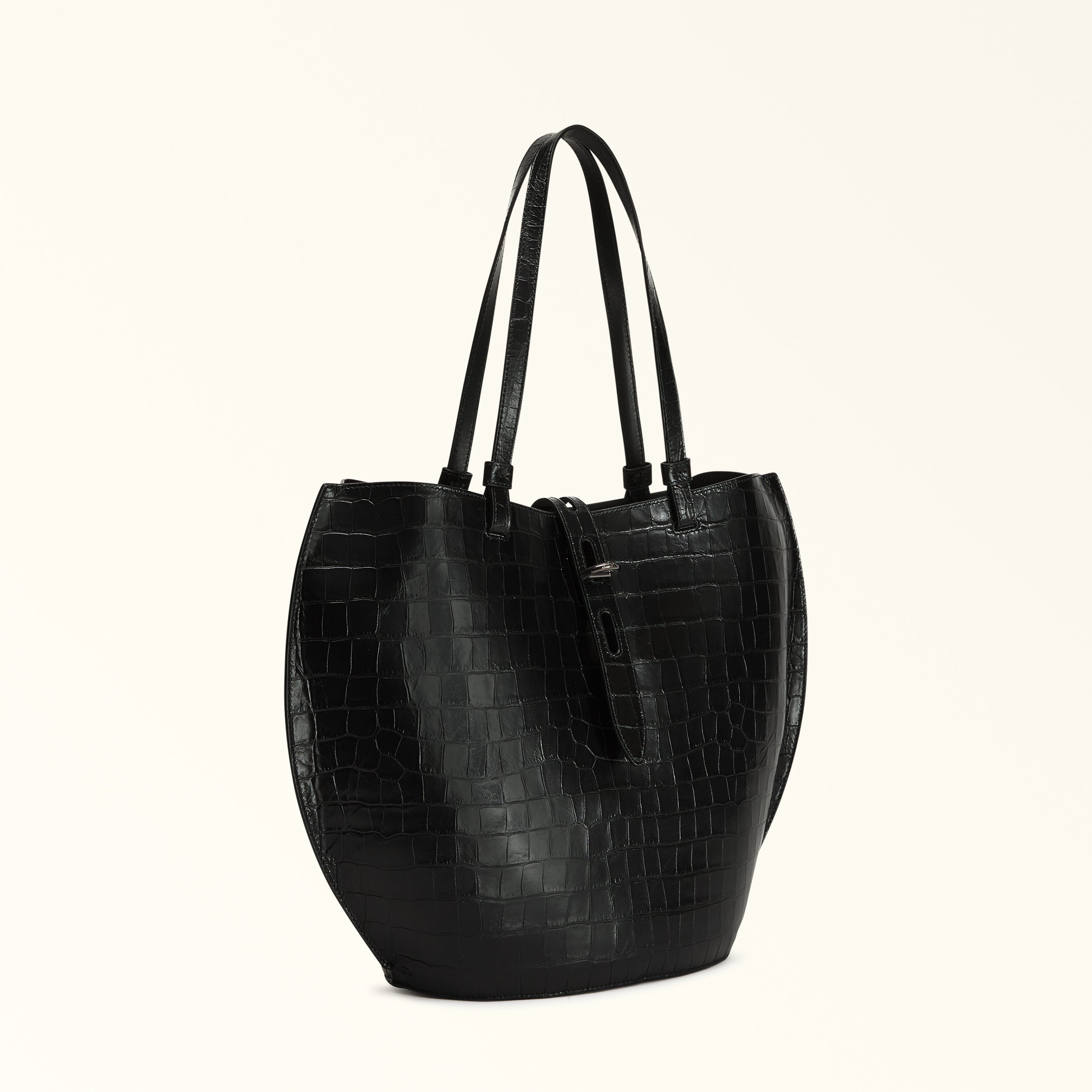 Furla Unica Tote Bag Nero O6 L WB00946COV000O60001020