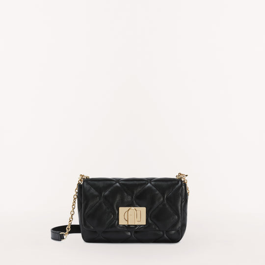 Furla 1927 Quilted Crossbody Bag Nero O6 Mini