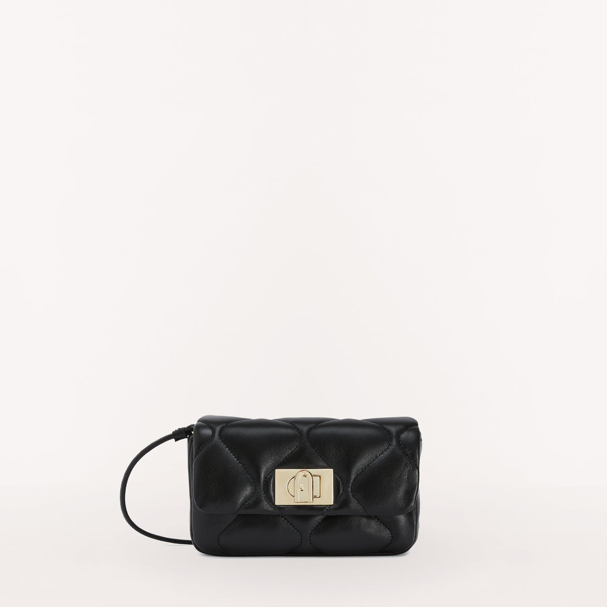 Furla 1927 Crossbody Bag w/ Loops Nero O6 Mini WE00552 WE00553BX2267O60001007