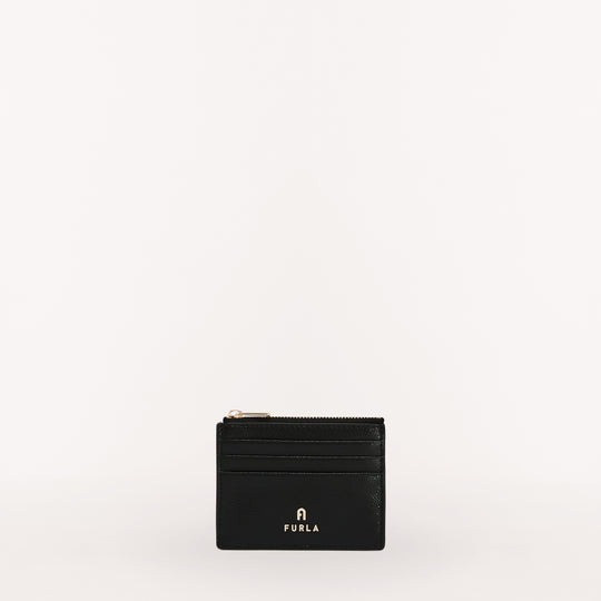 Furla Camelia Zipped Card Case Nero O6 S