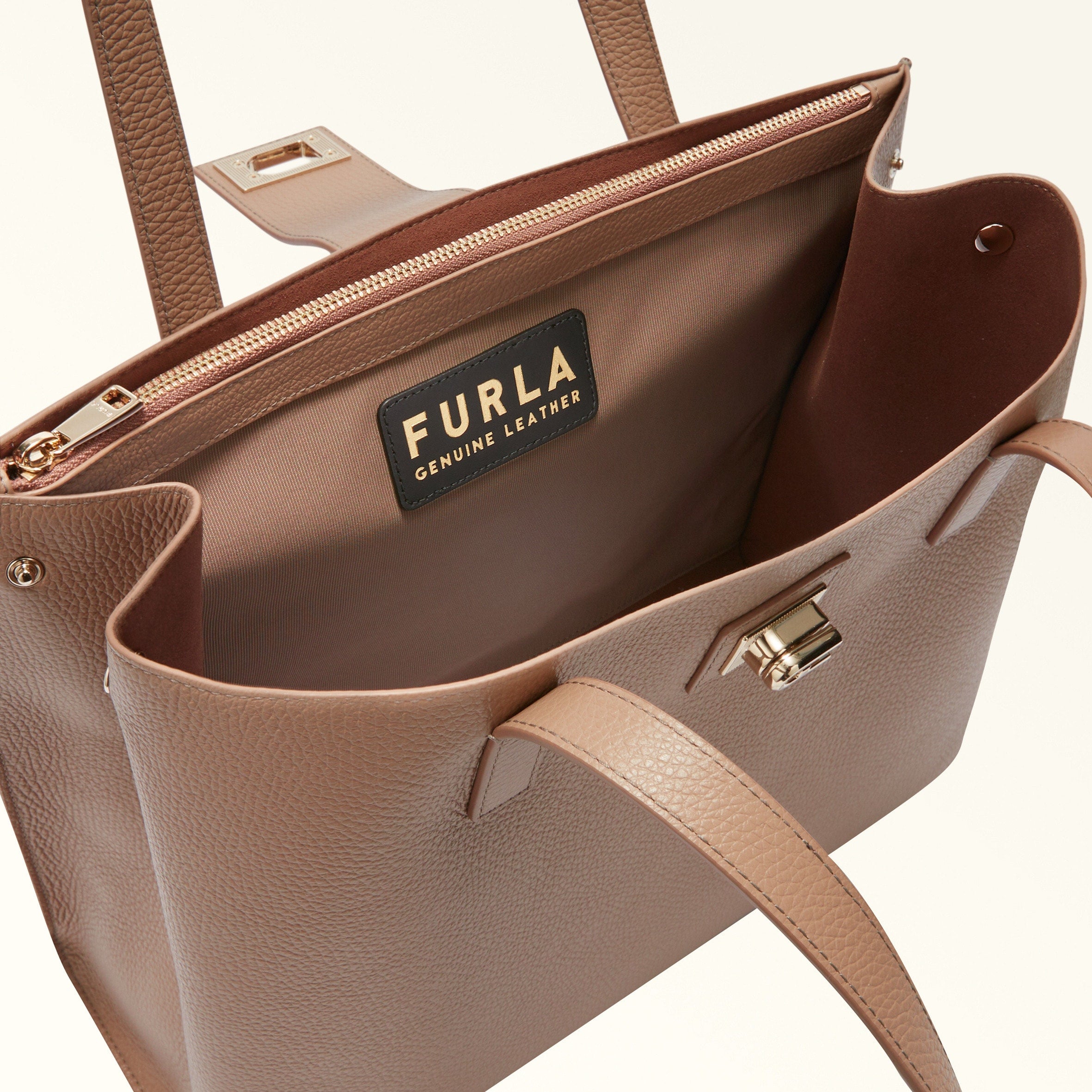 Furla 1927 Tote Bag Greige L WB01099 WB01099HSF0001257S1007