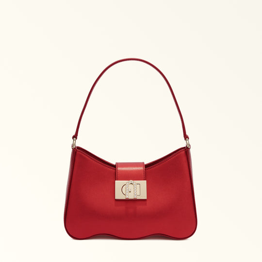 Furla 1927 Shoulder Bag Rosso Vene S