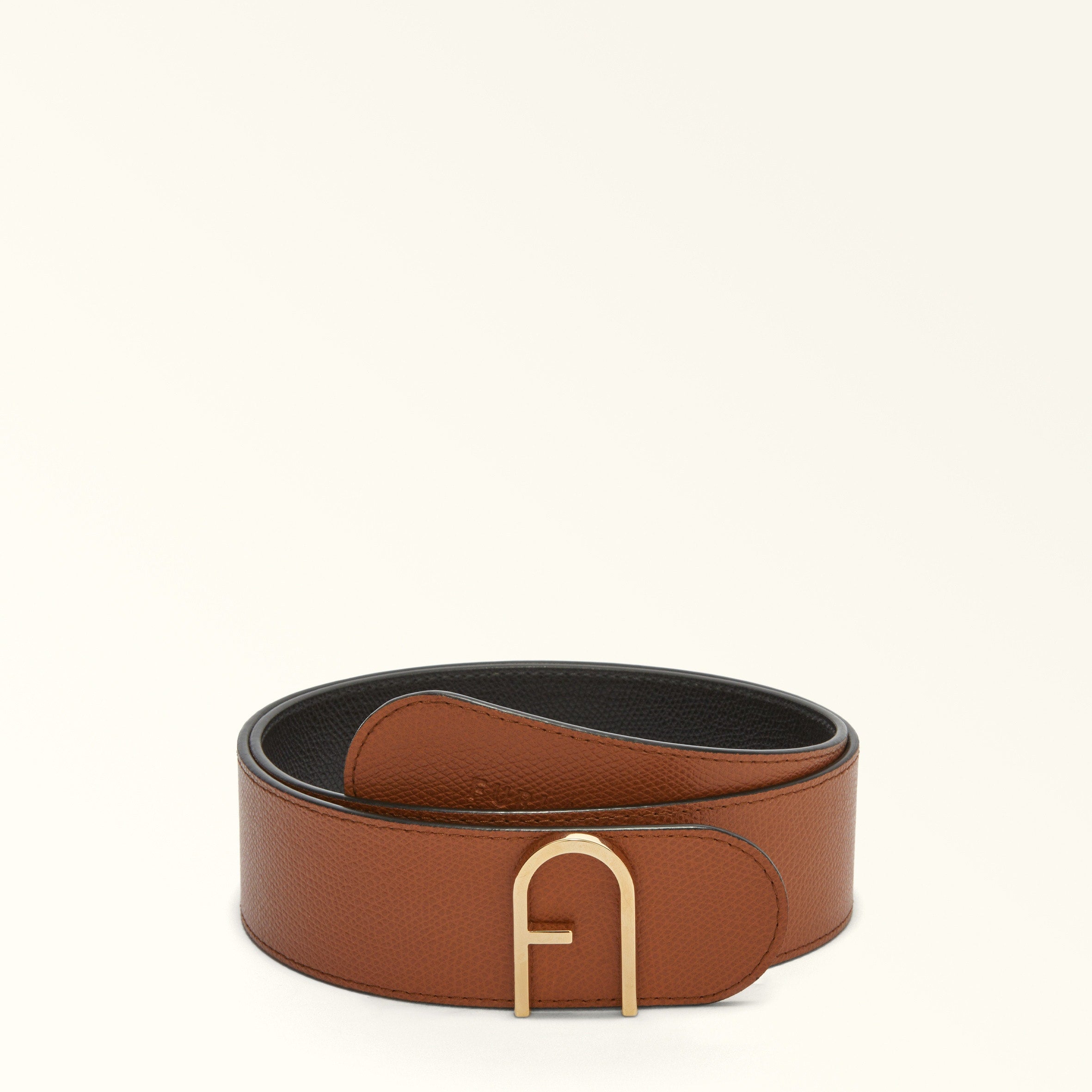 Furla Flow Reversible Belt Nero/Cognac H 90 WC00048 WC00048ARE000O92001007