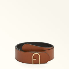 Furla Flow Reversible Belt Nero/Cognac H 90 WC00048 WC00048ARE000O92001007