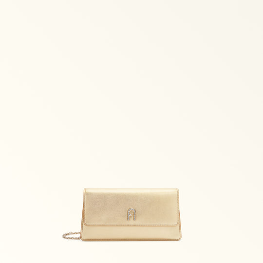 Furla Diamante Crossbody Bag Gold Mini