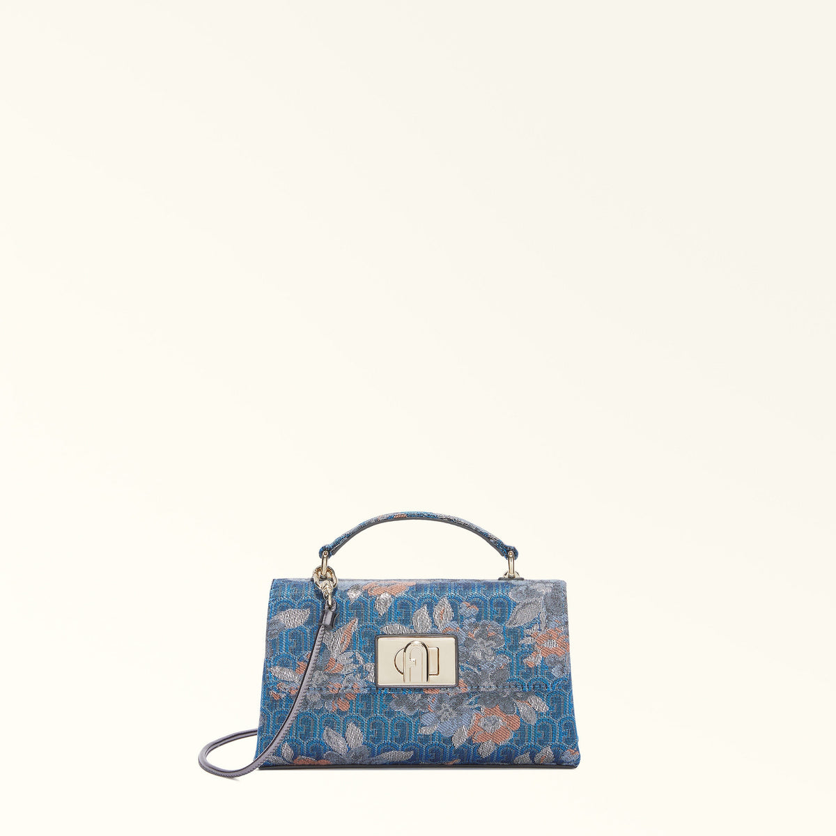 Furla 1927 Top Handle Crossbody Bag Toni Azzur Mini WE00579 WE00579BX25542678S1007