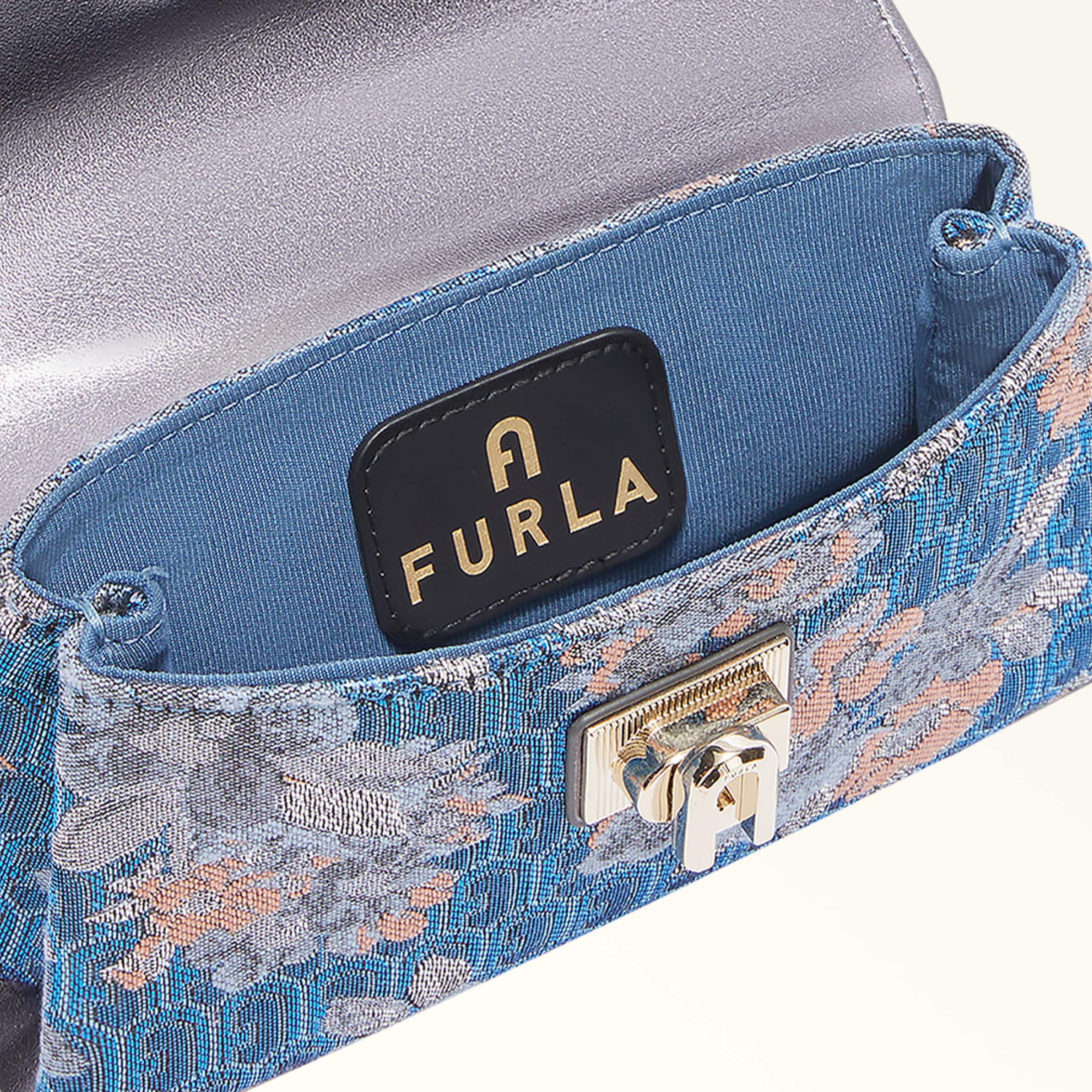 Furla 1927 Top Handle Crossbody Bag Toni Azzur Mini WE00579 WE00579BX25542678S1007