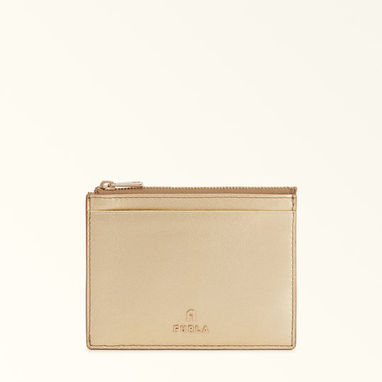 Furla Camelia Card Case Gold L