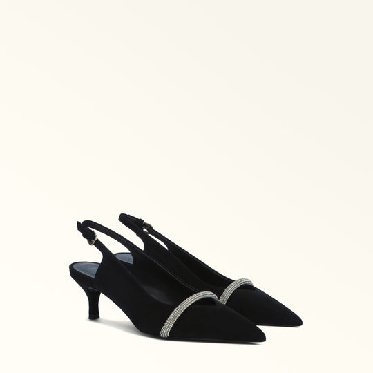Furla Core Slingback Nero/Crystal 40