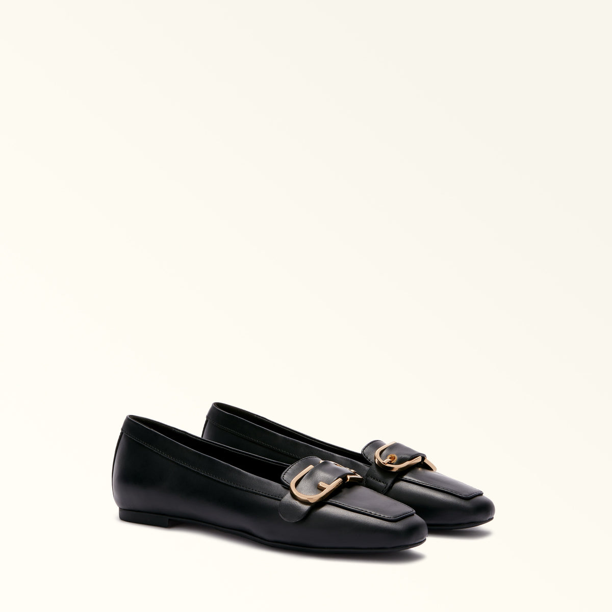 Furla Flow Ballerina Sandals Nero O6 YH46FOW YH46FOWBX2680O60001007