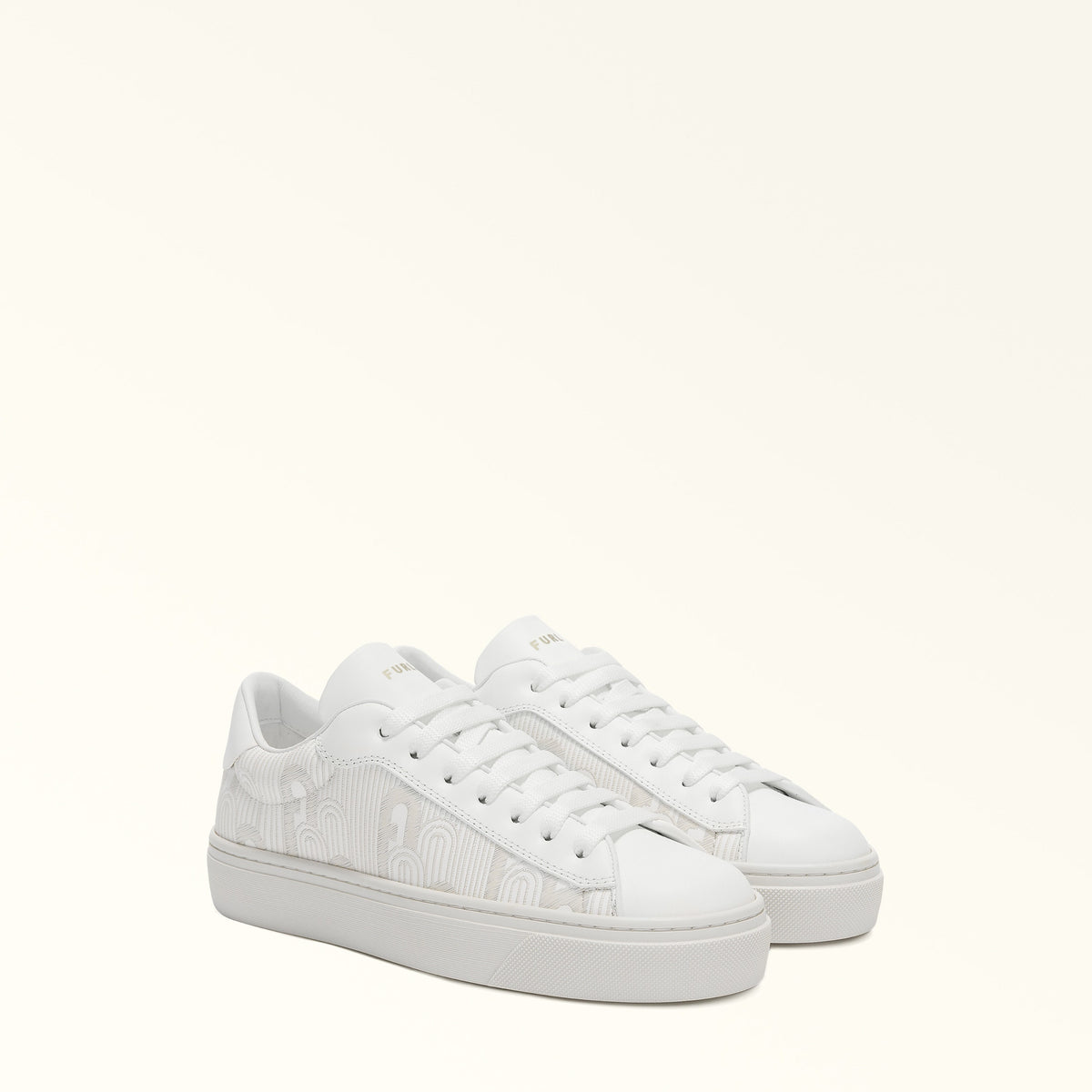 Furla Joy Lace Up Sneakers Talco H/Ma YH57FJO YH57FJOBX27632874S4401
