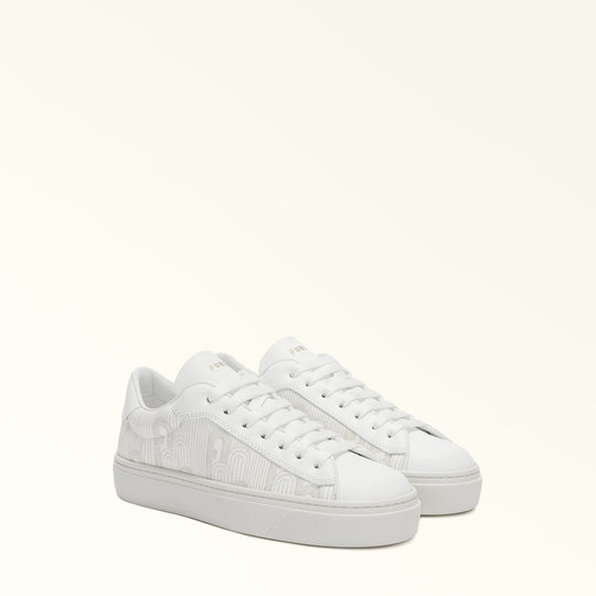 Furla Joy Lace-Up Sneakers Talco H/Ma