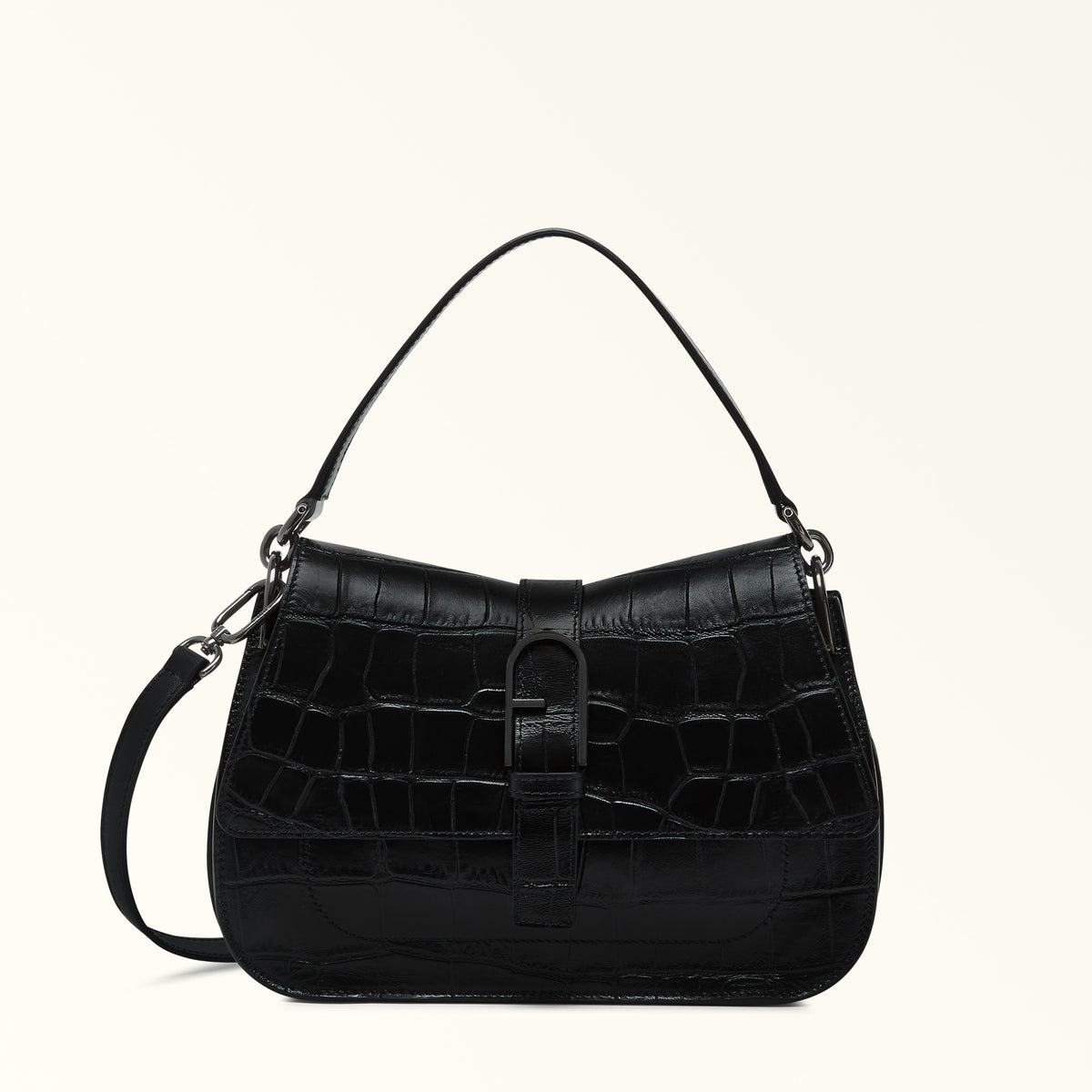 Furla Flow Top Handle Bag Nero O6 M WB00996BX2334O60001020