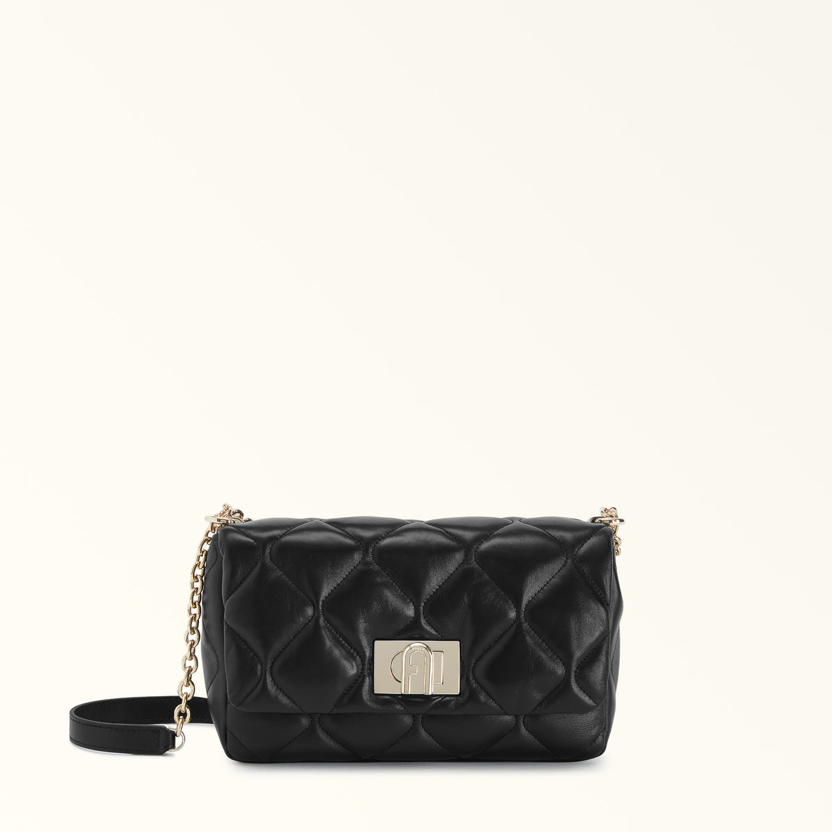 Furla 1927 Quilted Crossbody Bag Nero O6 S WB01033BX2267O60001007