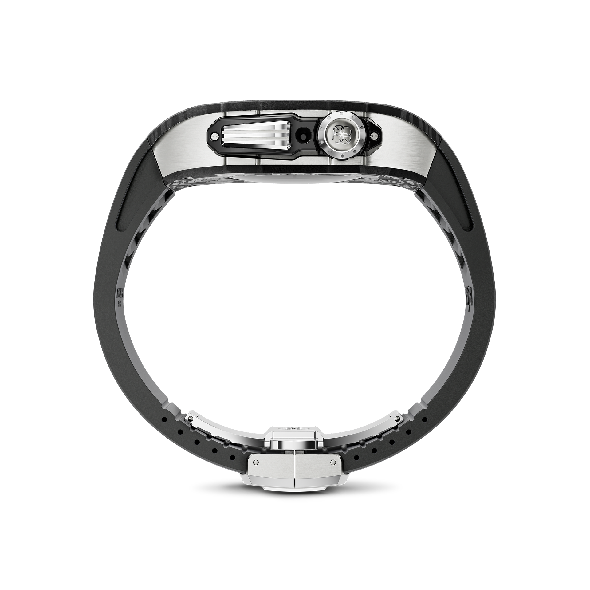 golden concept carbon & titanium black/silver 45mm apple watch cases 400054 40000003