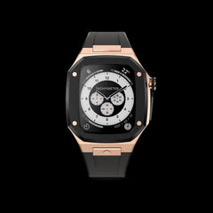 Golden Concept Apple Watch Case Rose Gold/Black 41mm Stainless Rubber 7-Mar-23