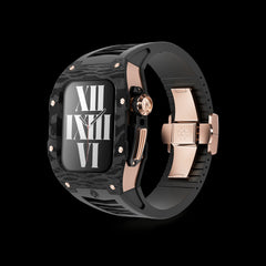 Golden Concept Apple Watch Case Black/Rose Gold 41mm Carbon Titanium 7-Mar-23