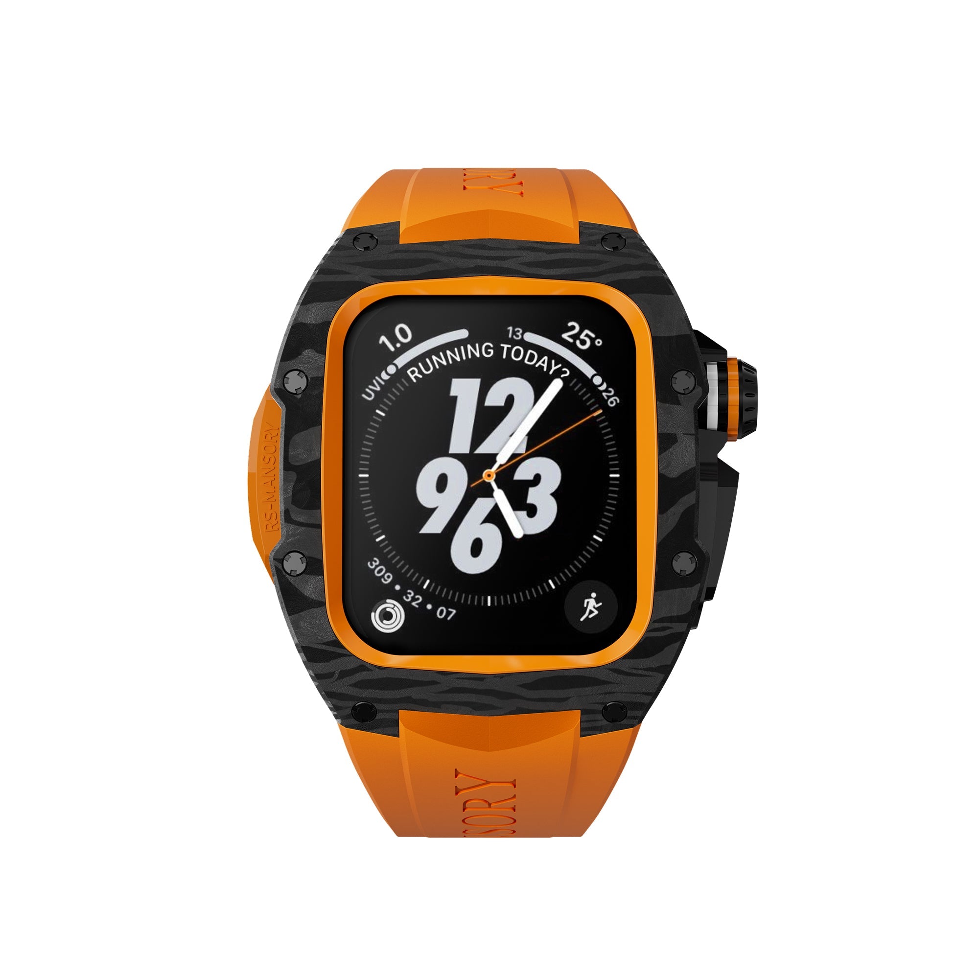Golden Concept Apple Watch Case Series 7 Sunset Orange 45mm