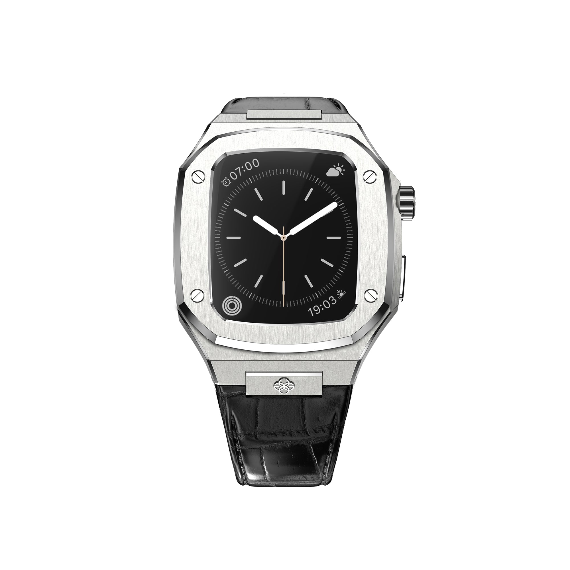 Golden Concept Apple Watch Case Series 6 Silver Black 44mm