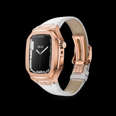 Golden Concept Apple Watch Case Rose Gold 41mm Steel Leather 7-Mar-23