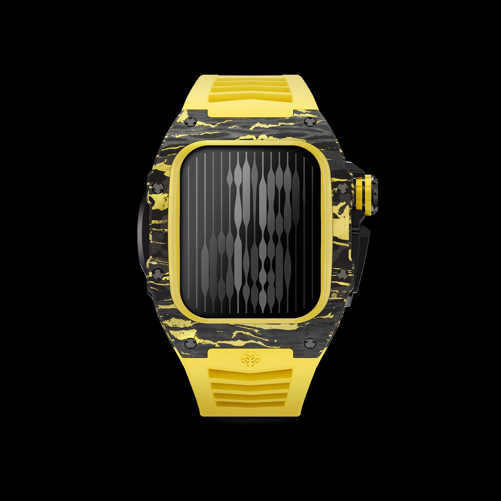 Golden Concept Apple Watch Case Modena Yellow 45mm Titaniu Crb Rub 7-Mar-23