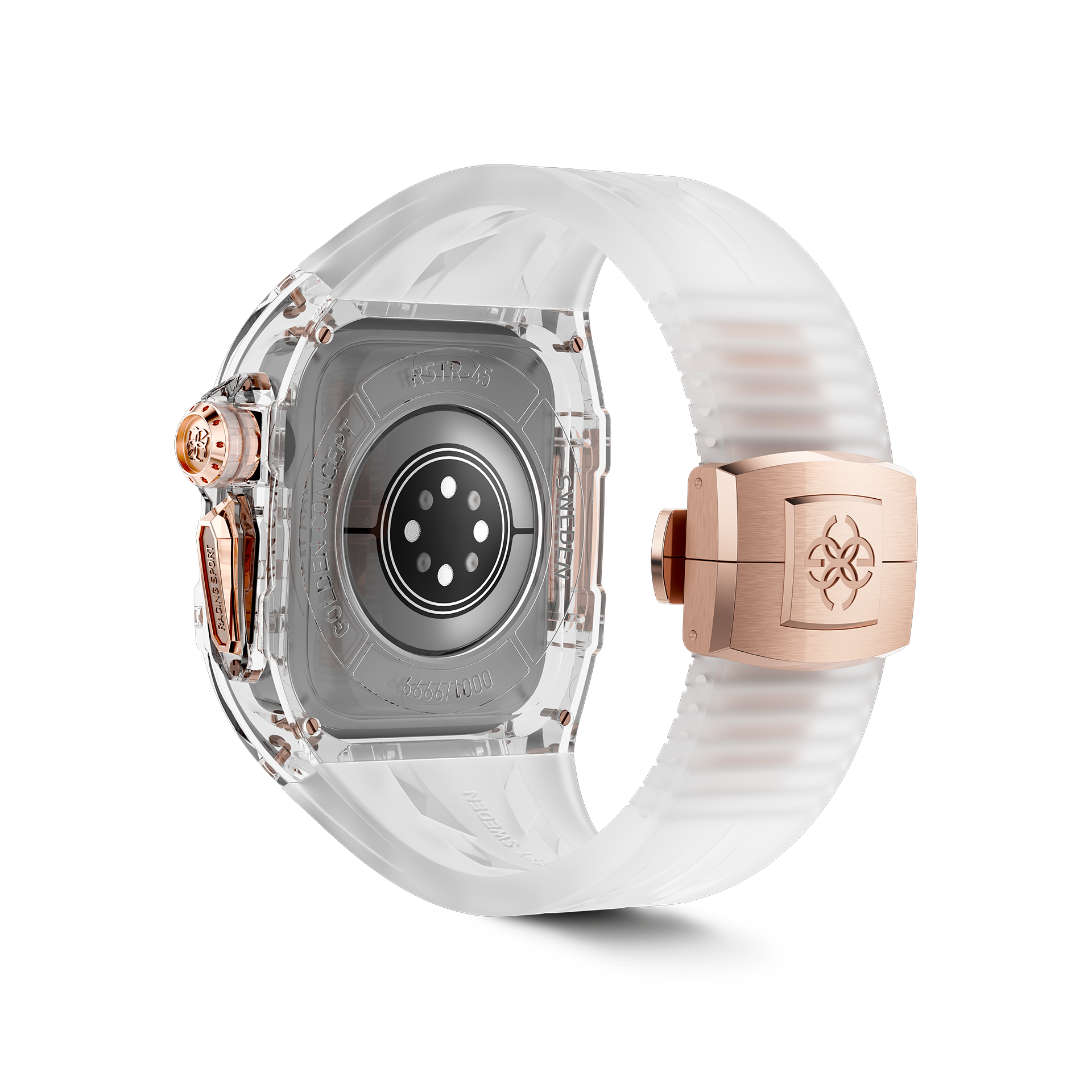 Shop latest trending Crystal Rose color Golden Concept Apple Watch