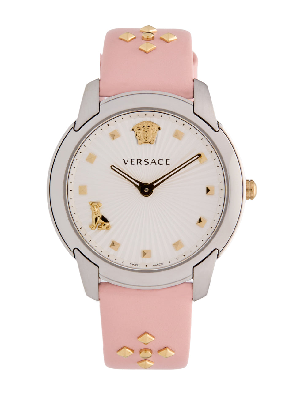 Versace Women's Audrey Watch White/Silver One Size VELR00119