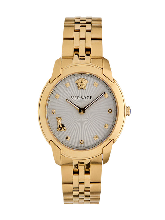 Versace Women's Audrey White/Gold Watch