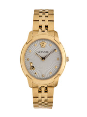 Versace Women's Audrey Watch White/Gold One Size VELR01019