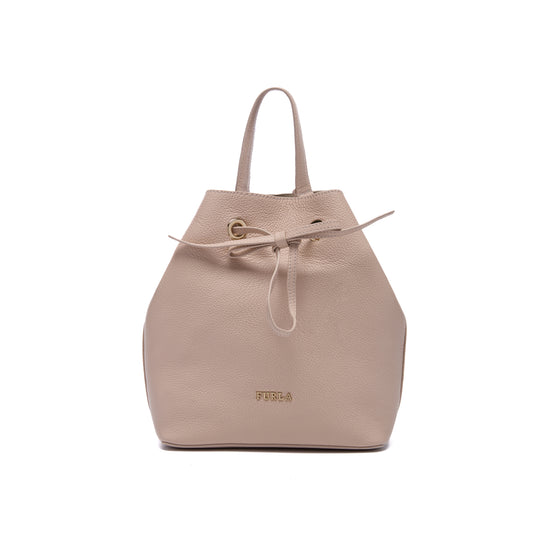 Furla Costanza Drawstring Bucket Bag Avorio g S