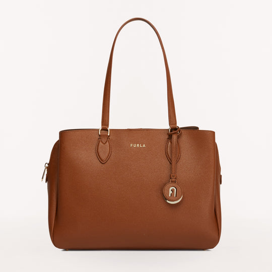 Furla Minerva Tote Bag Cognac h L