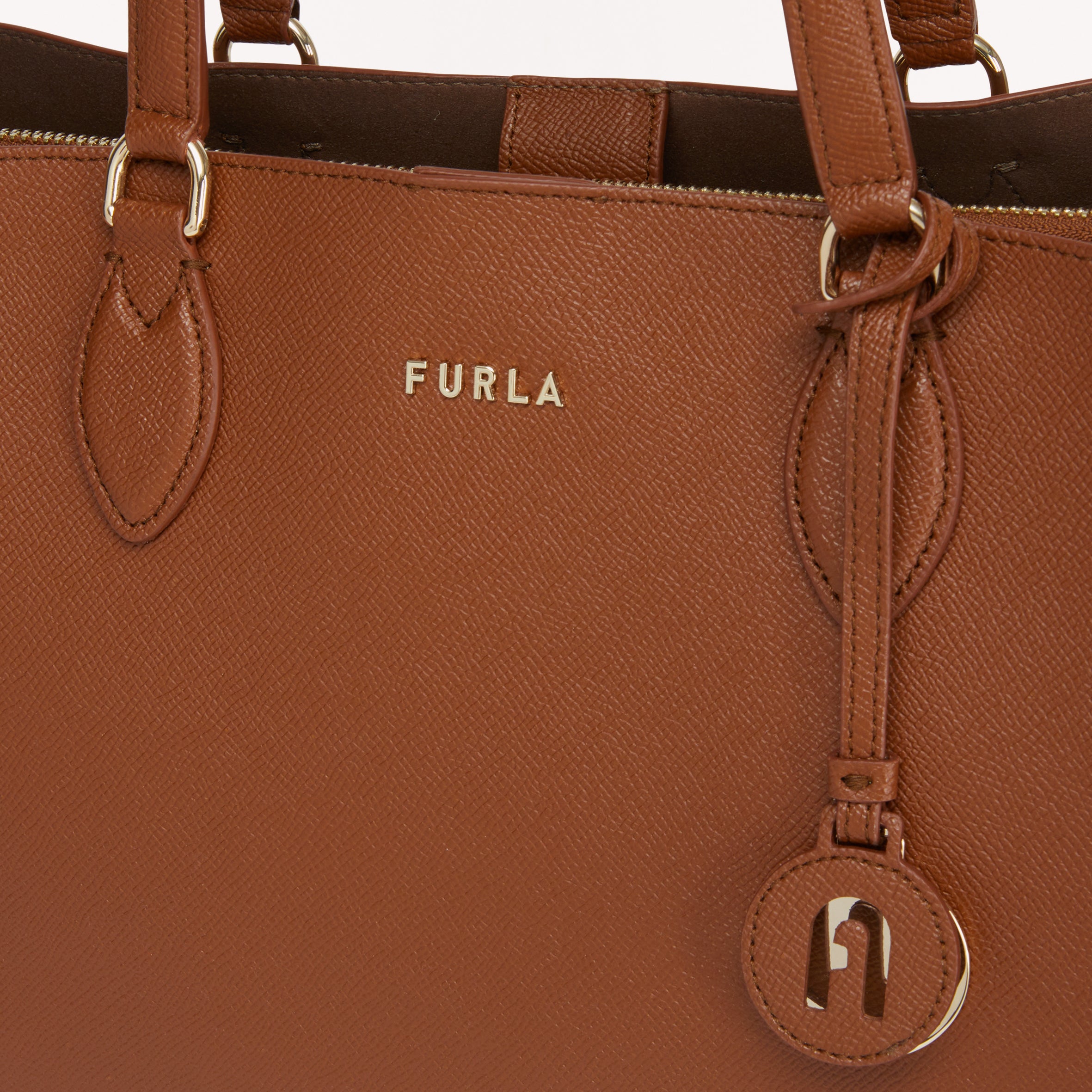 Furla Minerva Tote Bag Cognac h L WB00445BX030603B001007