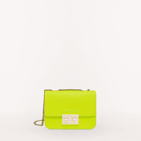 Furla Bella Crossbody Bag Yellow Fluo Mini
