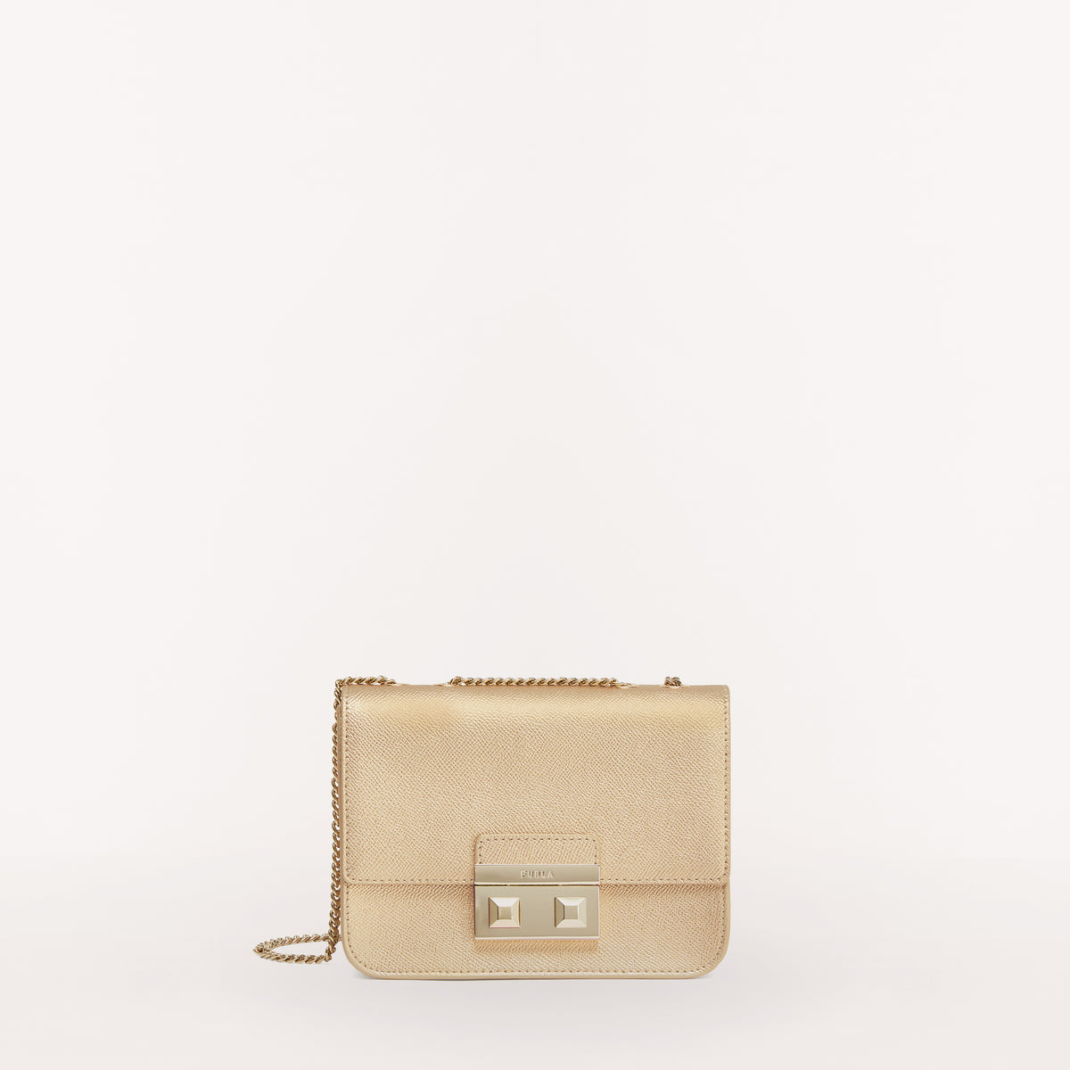 Furla Bella Crossbody Bag Color Gold Mini BQJ3LNDBX0342CGD001007