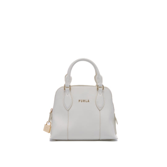 Furla Vittoria Dome Bag Talco h S