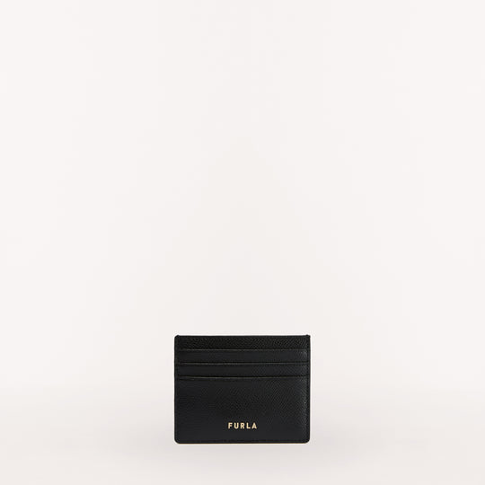 Furla Classic Credit Card Case Nero O6 One Size