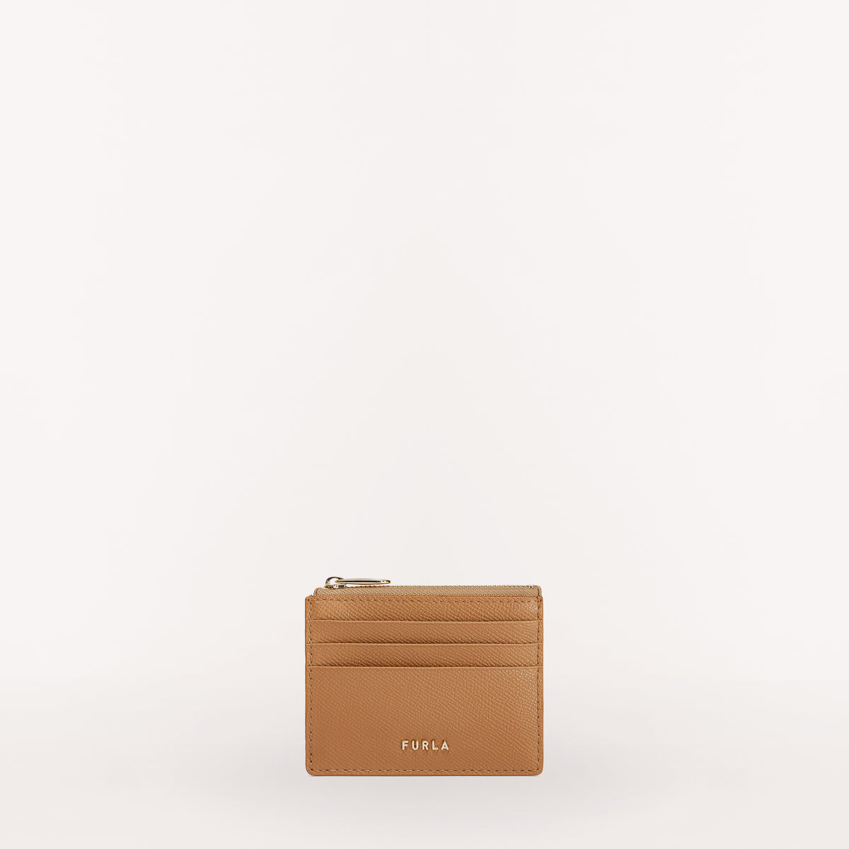 Furla Classic Card Case w/ zip Caramello f S WP00229BX0306Q2R001007