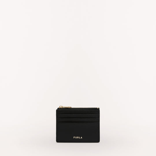 Furla Classic Card Case w/ Zip Nero O6 S