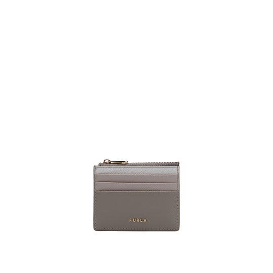 Furla Classic Card Case w/ zip Marm Perl Talco S