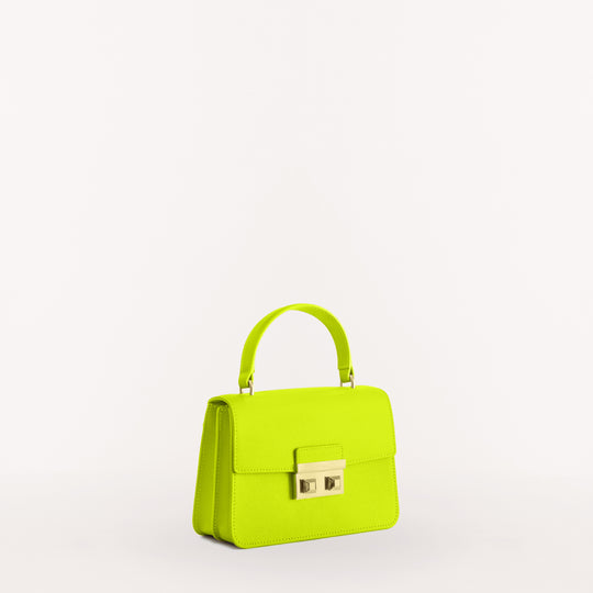 Furla Bella Top Handle Bag Yellow Fluo Mini