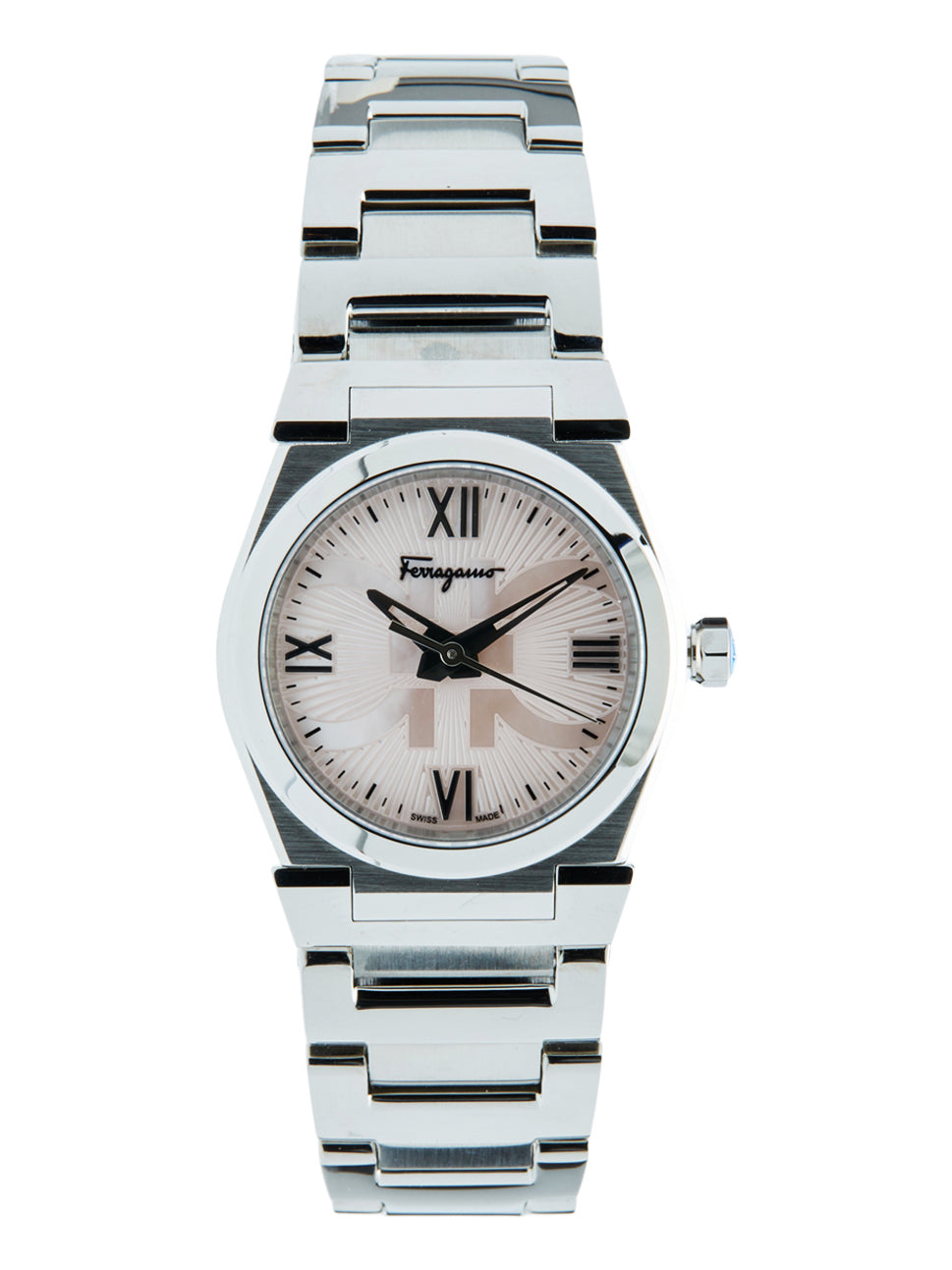 Ferragamo Women's Vega Watch Pink/Silver 28mm SFYG00421