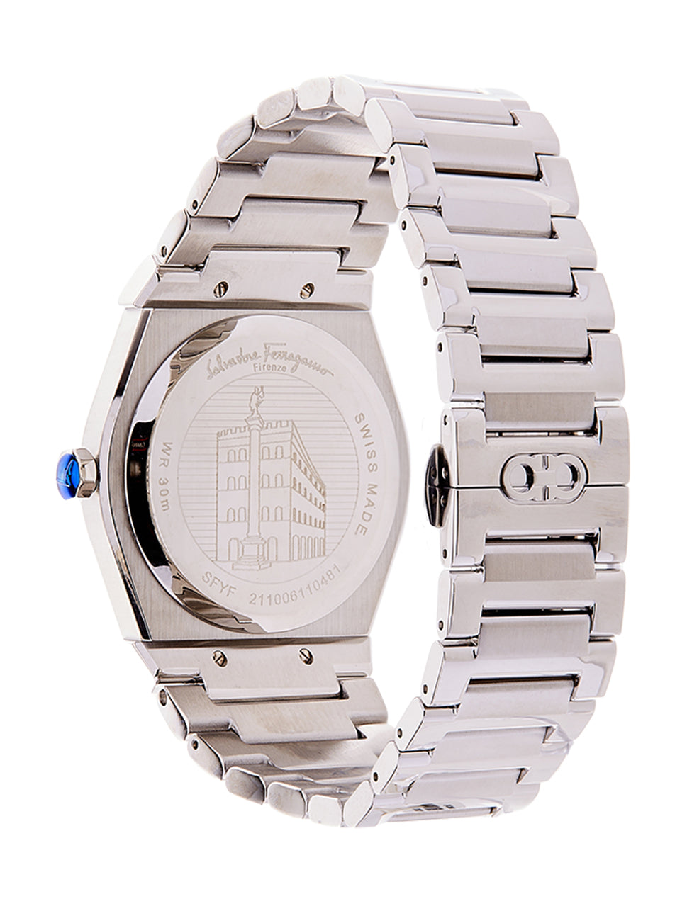 Ferragamo Men's Vega Watch Black/Silver 40mm SFYF00621